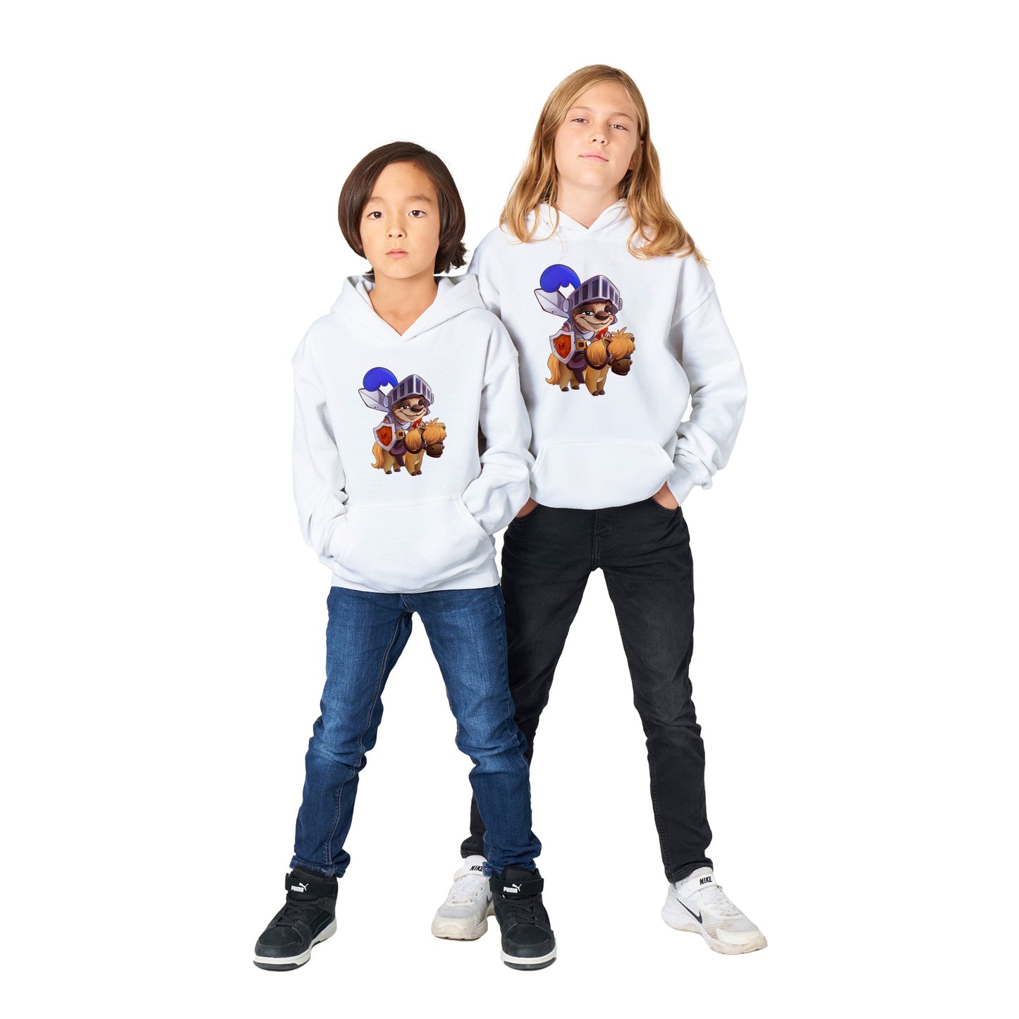 "Sir Sloth-a-lot" Classic Kids Pullover Hoodie