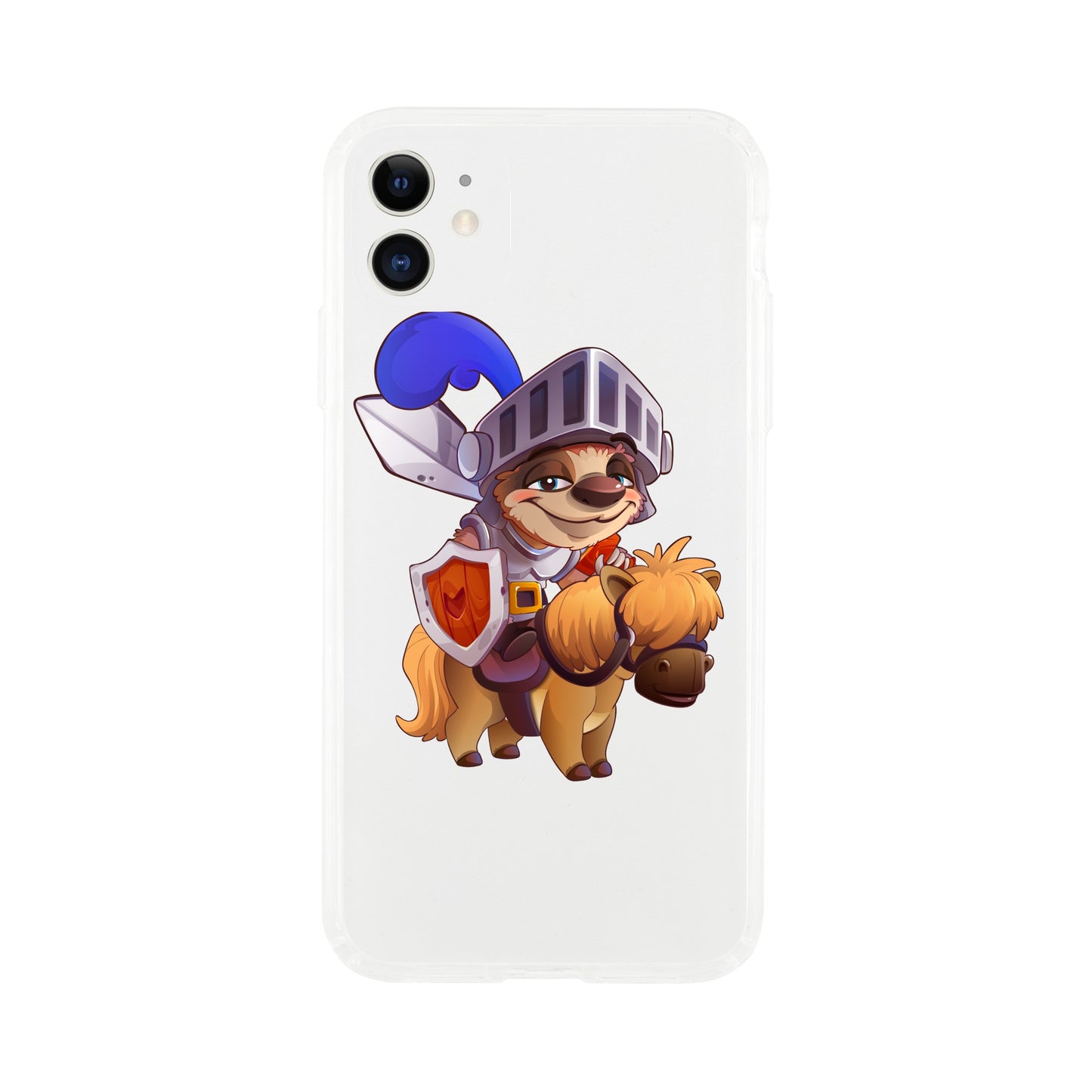 "Sir Sloth-a-lot" Clear case