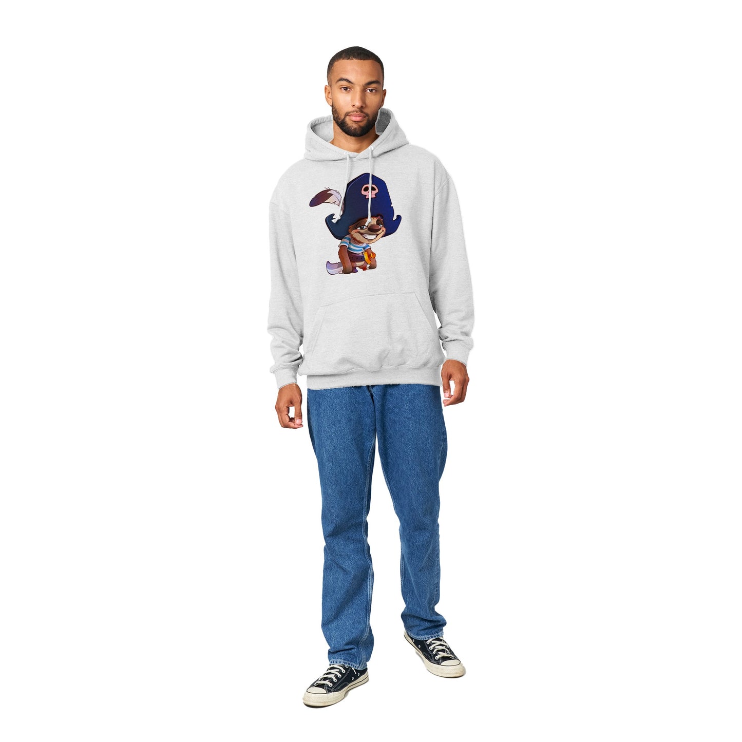 "Shiver Me Timbers Sloth" Premium Unisex Pullover Hoodie