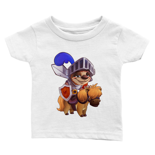 "Sir Sloth-a-lot" Classic Baby Crewneck T-shirt