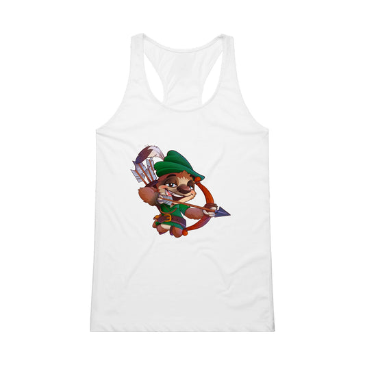 "Sherwood Sloth" Performance Womens Tank Top