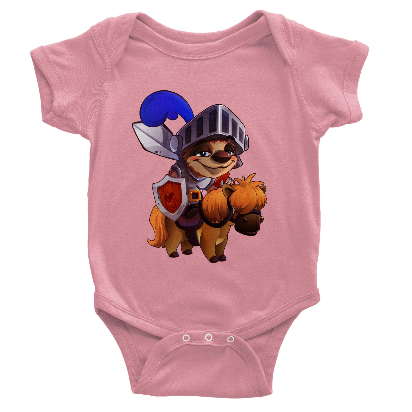 "Sir Sloth-a-lot" Classic Baby Short Sleeve Bodysuit