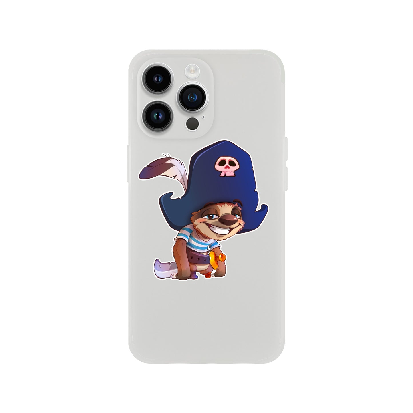 "Shiver Me Timbers Sloth" Flexi case