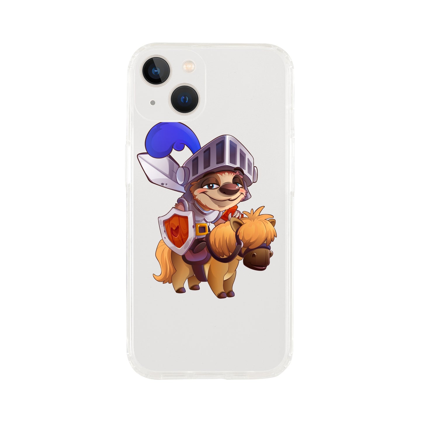 "Sir Sloth-a-lot" Clear case