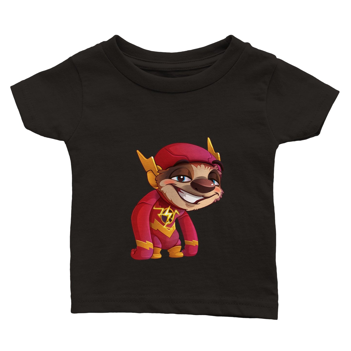 "Speedster Sloth" Classic Baby Crewneck T-shirt