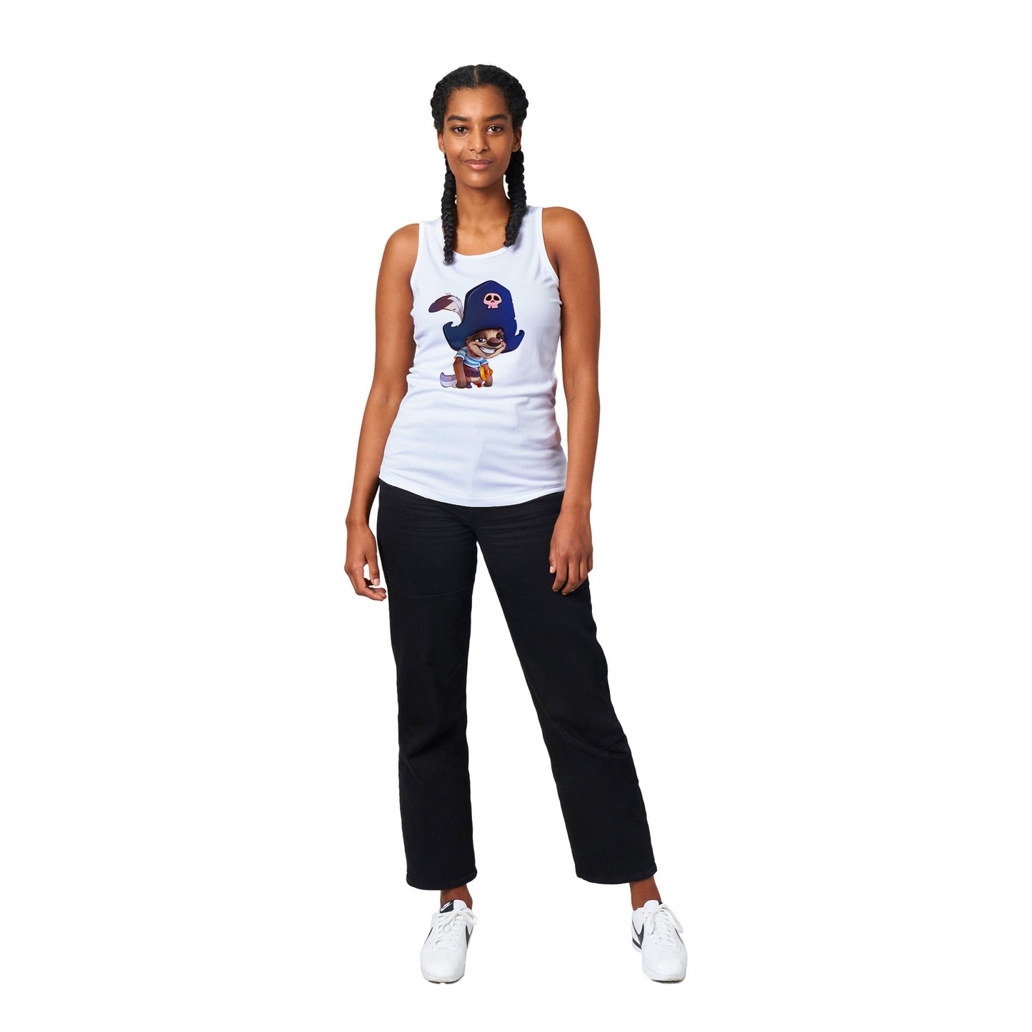 "Shiver Me Timbers Sloth" Performance Womens Tank Top