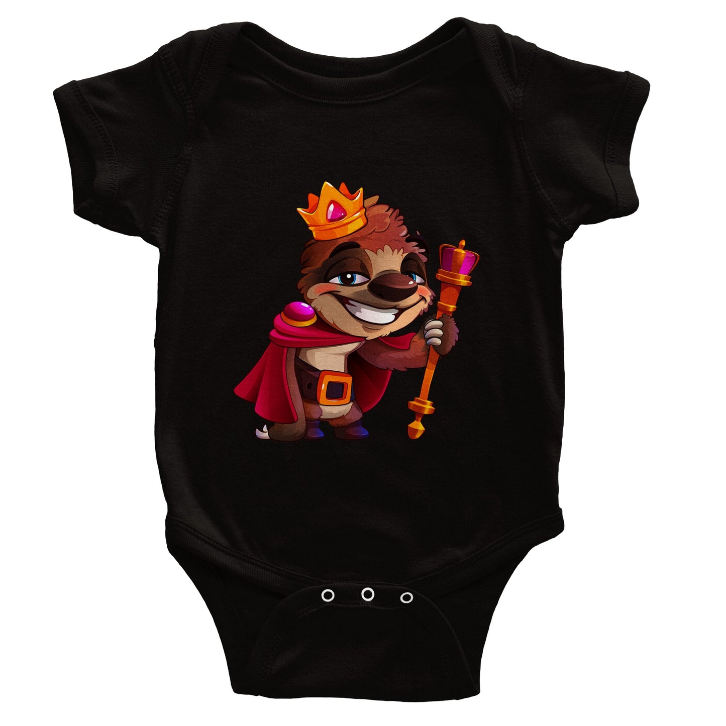 "Sloth Supreme" Classic Baby Short Sleeve Bodysuit