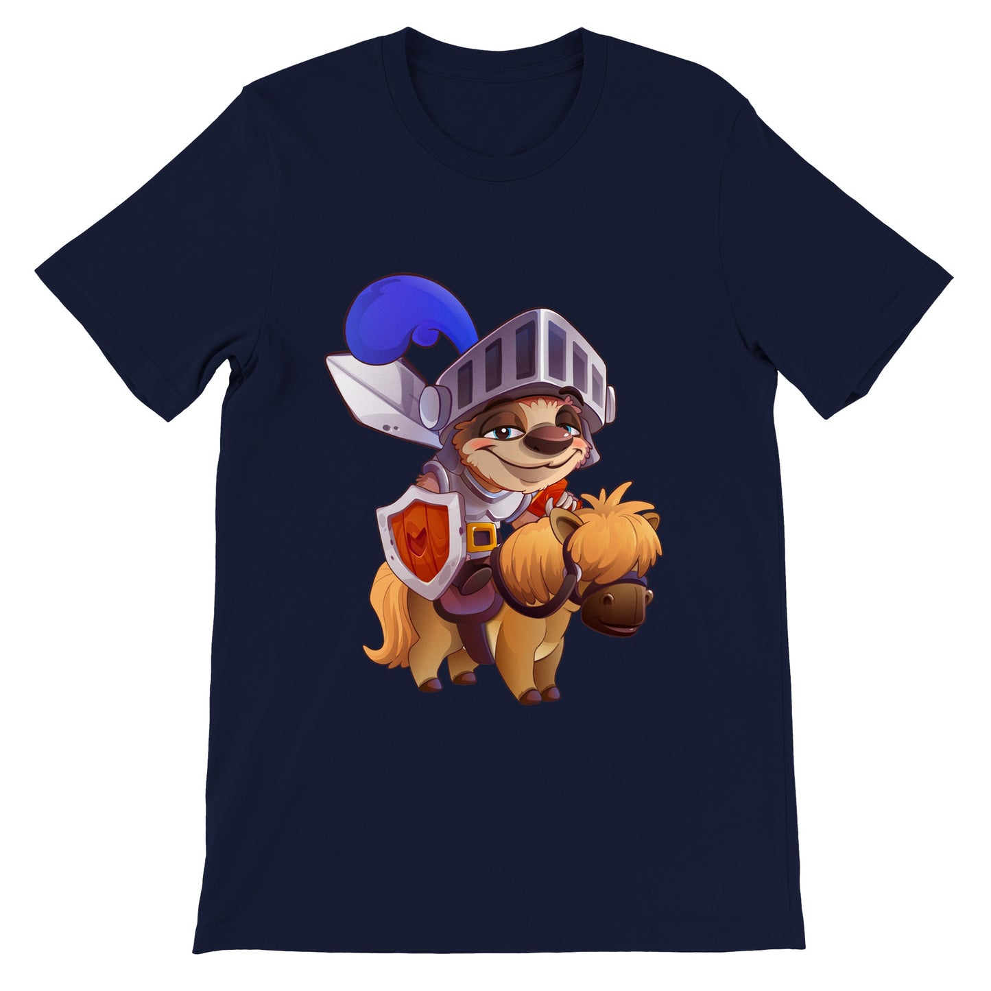 "Sir Sloth-a-lot" Premium Unisex Crewneck T-shirt