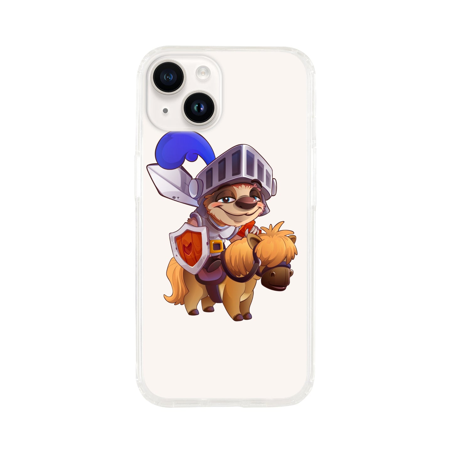 "Sir Sloth-a-lot" Clear case