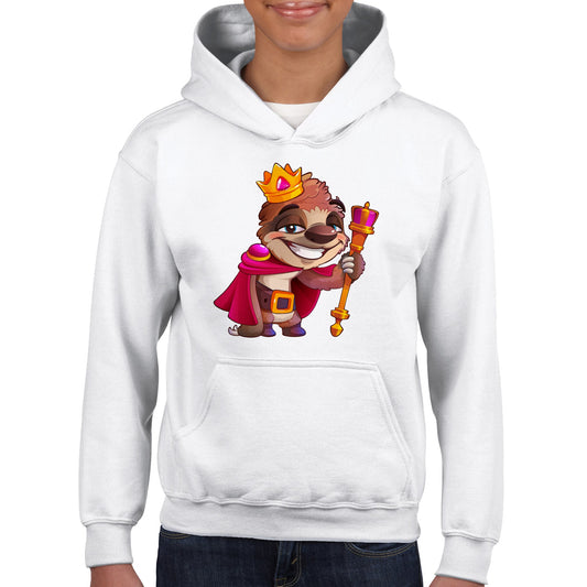 "Sloth Supreme" Classic Kids Pullover Hoodie