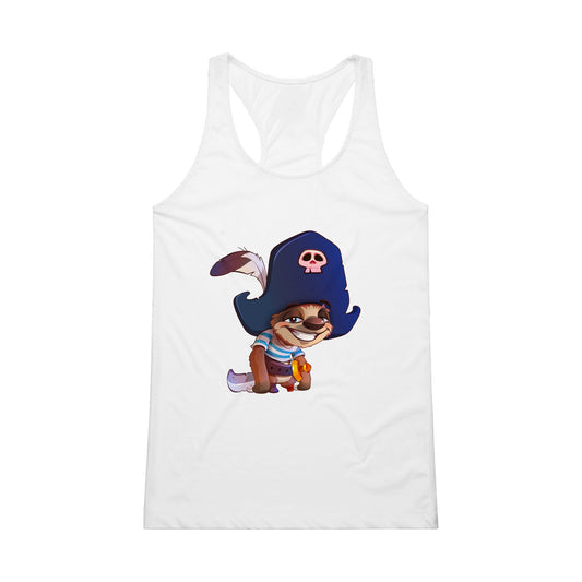 "Shiver Me Timbers Sloth" Performance Womens Tank Top