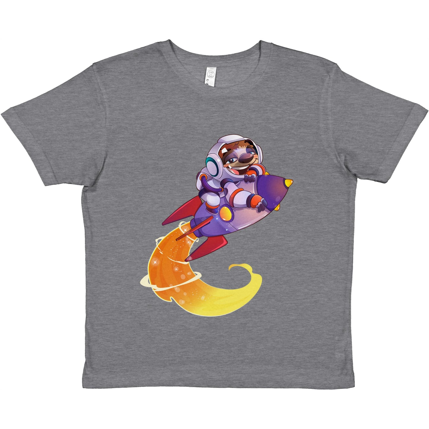 "Space Cadet Sloth" Premium Kids Crewneck T-shirt