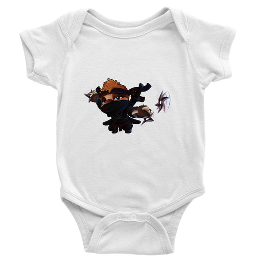 "Stealthy Sloth" Classic Baby Short Sleeve Bodysuit