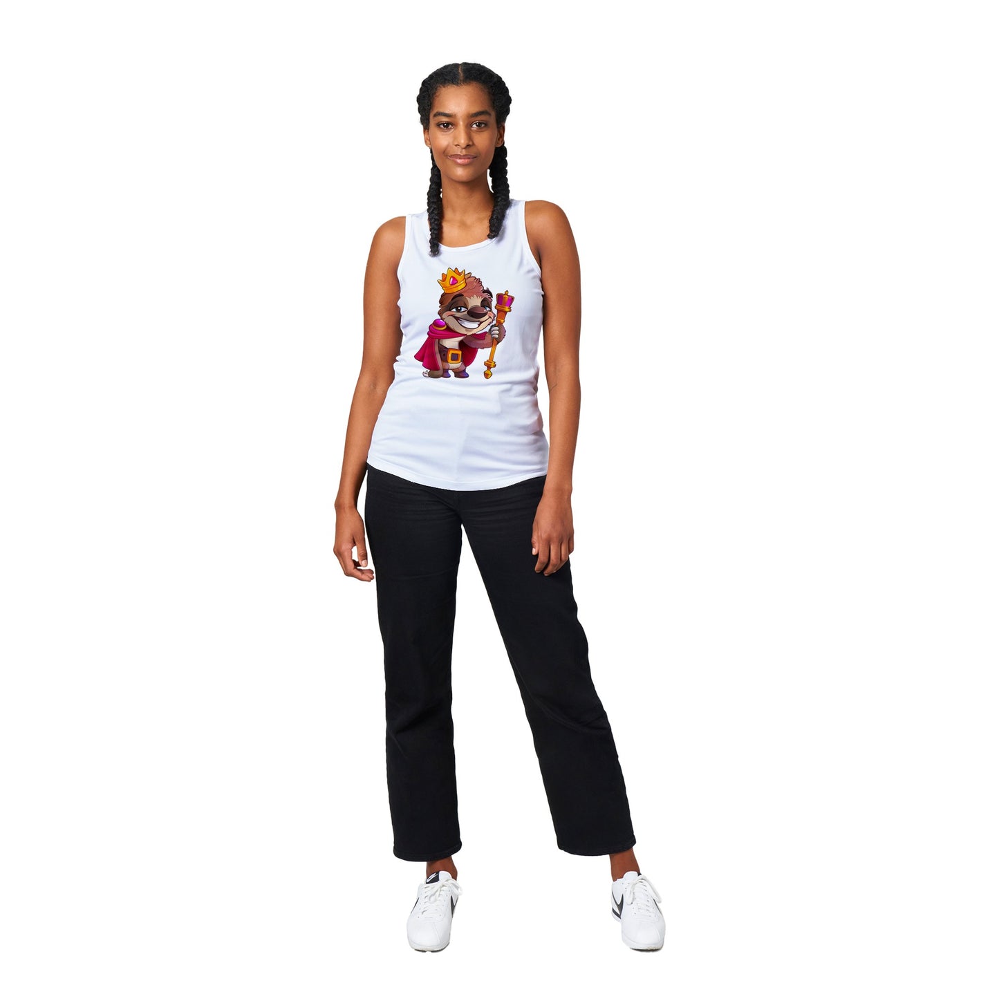 "Sloth Supreme" Performance Womens Tank Top