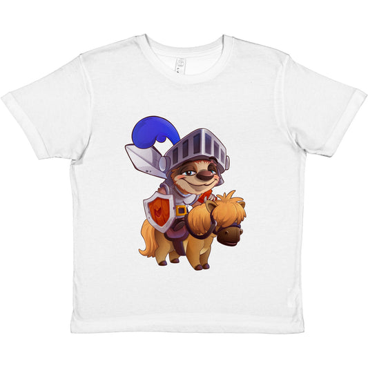 "Sir Sloth-a-lot" Premium Kids Crewneck T-shirt