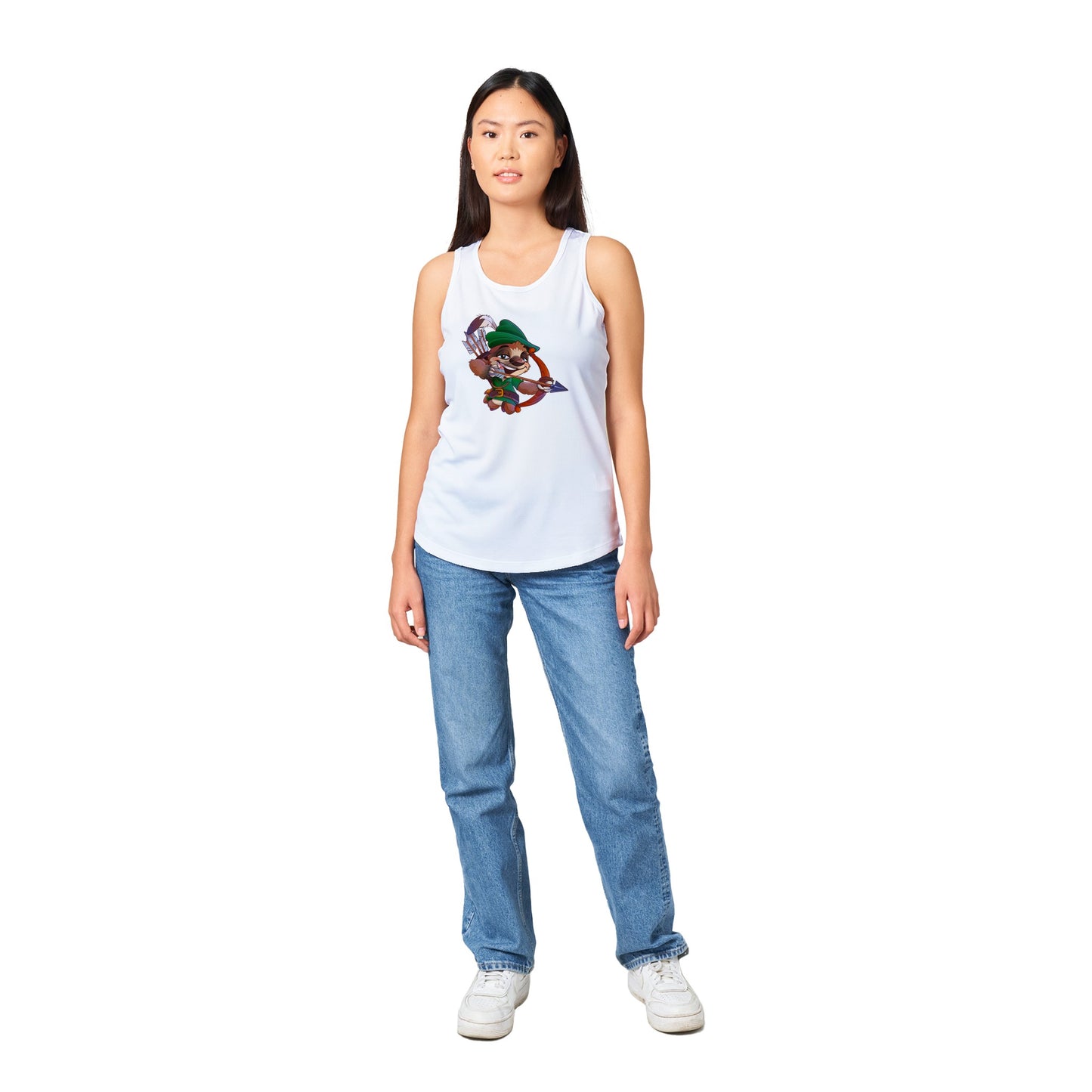 "Sherwood Sloth" Performance Womens Tank Top