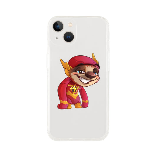 "Speedster Sloth" Clear case