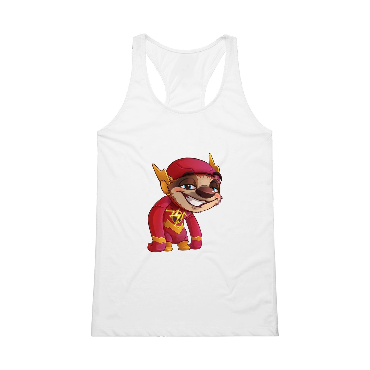 "Speedster Sloth" Performance Womens Tank Top