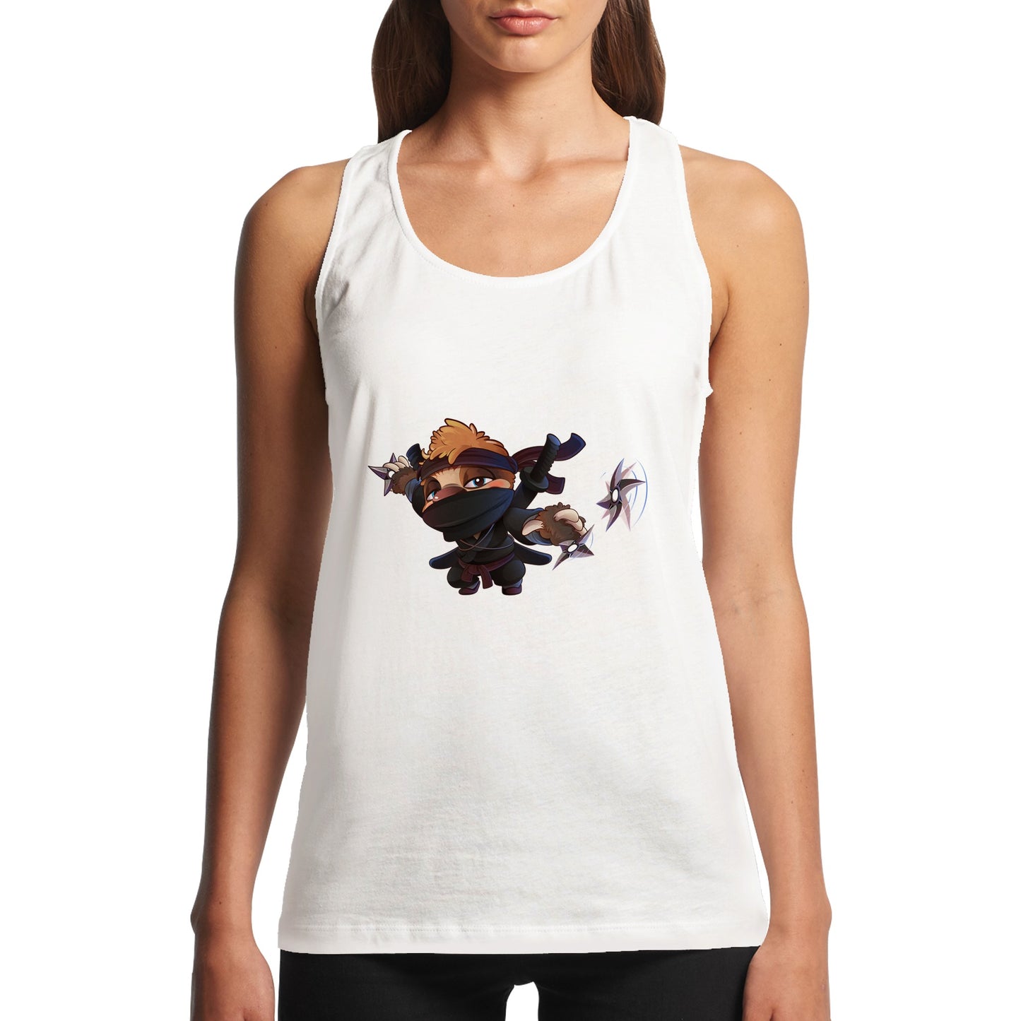 "Stealthy Sloth" Performance Womens Tank Top