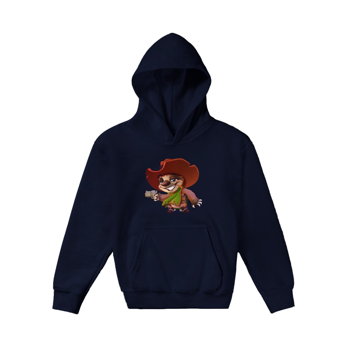 "Six-gun Sloth" Classic Kids Pullover Hoodie