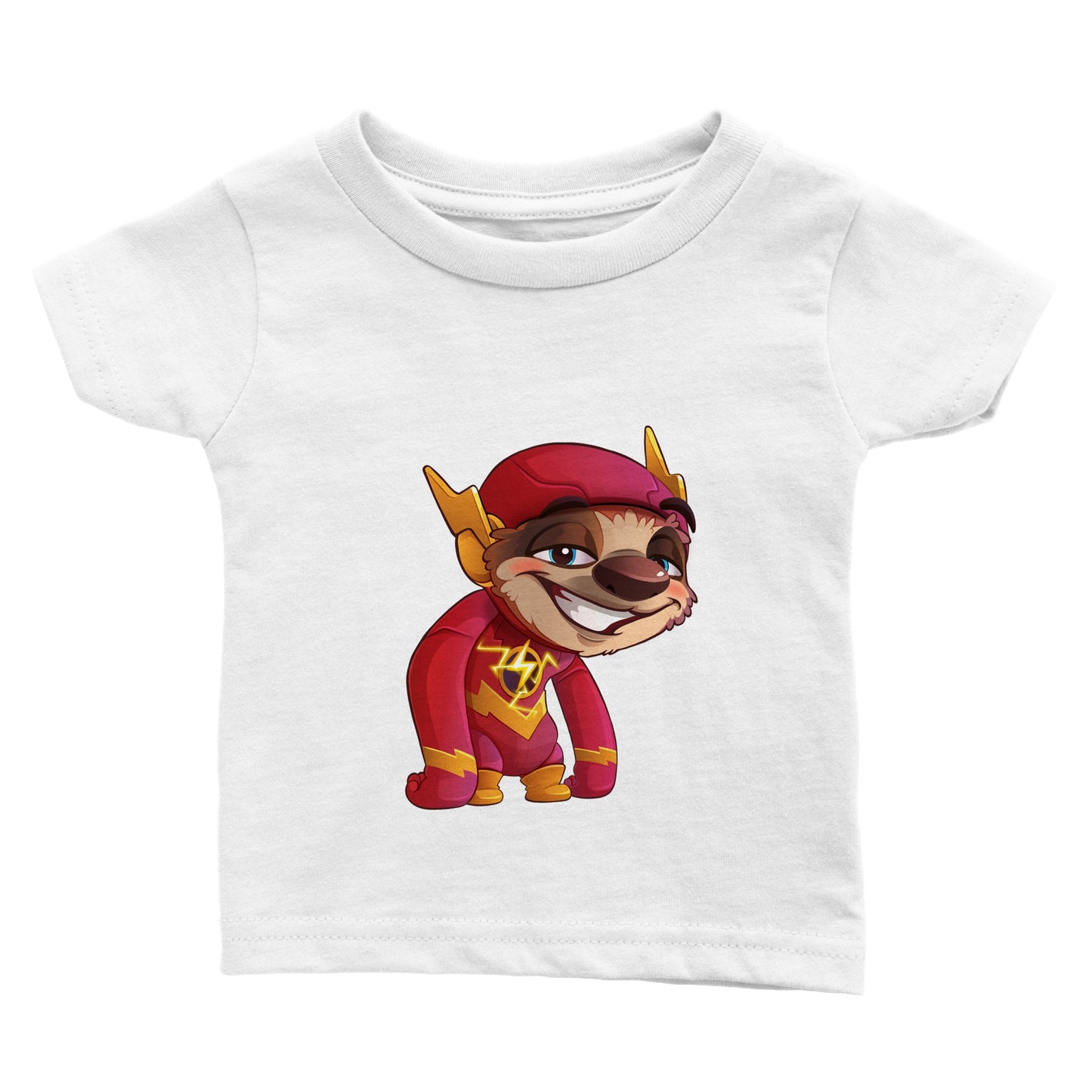 "Speedster Sloth" Classic Baby Crewneck T-shirt