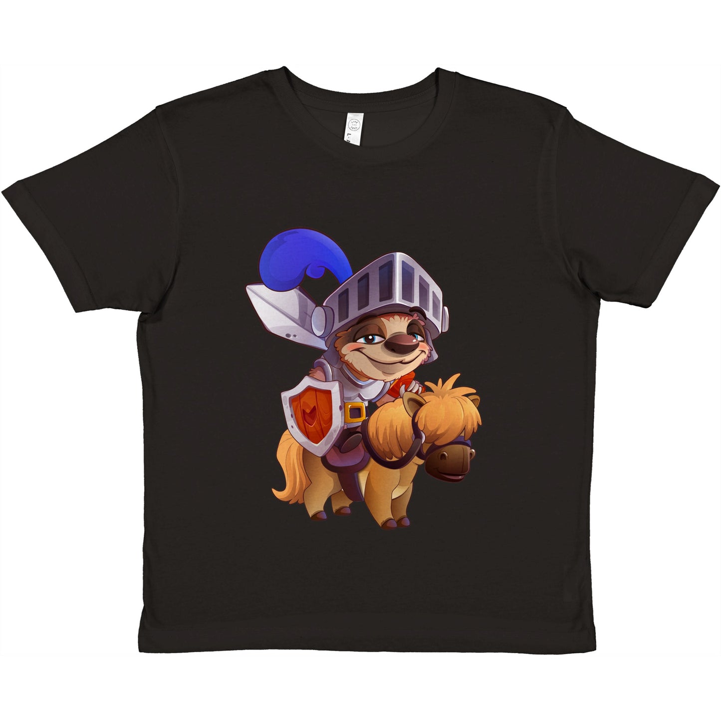 "Sir Sloth-a-lot" Premium Kids Crewneck T-shirt