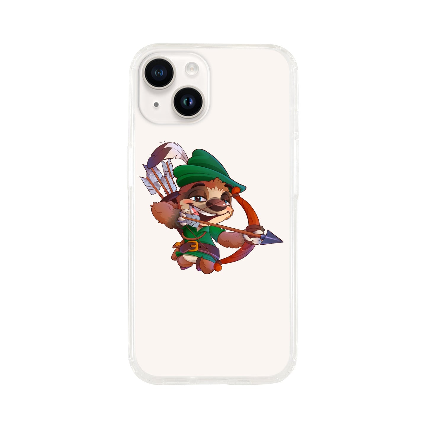 "Sherwood Sloth" Clear case