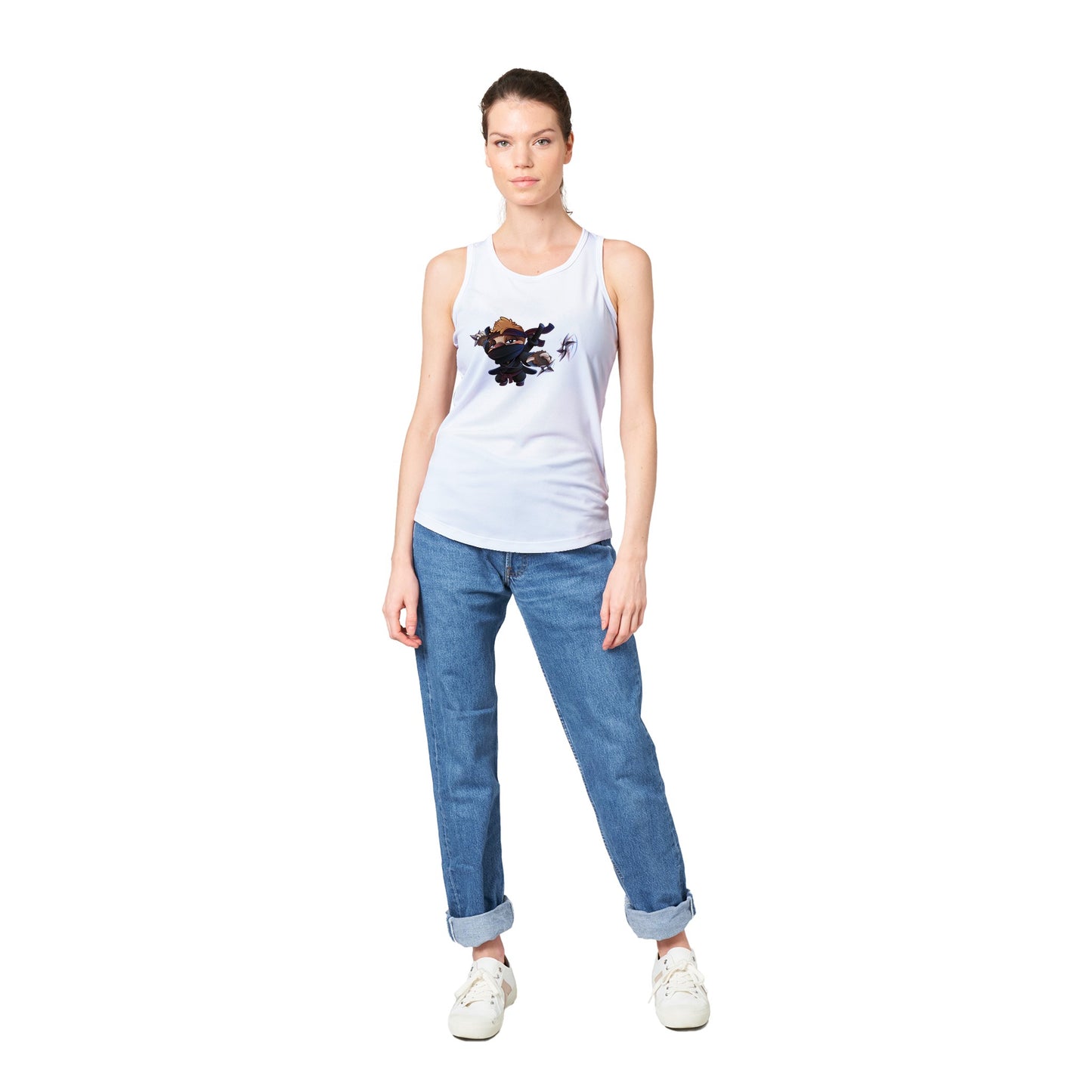 "Stealthy Sloth" Performance Womens Tank Top