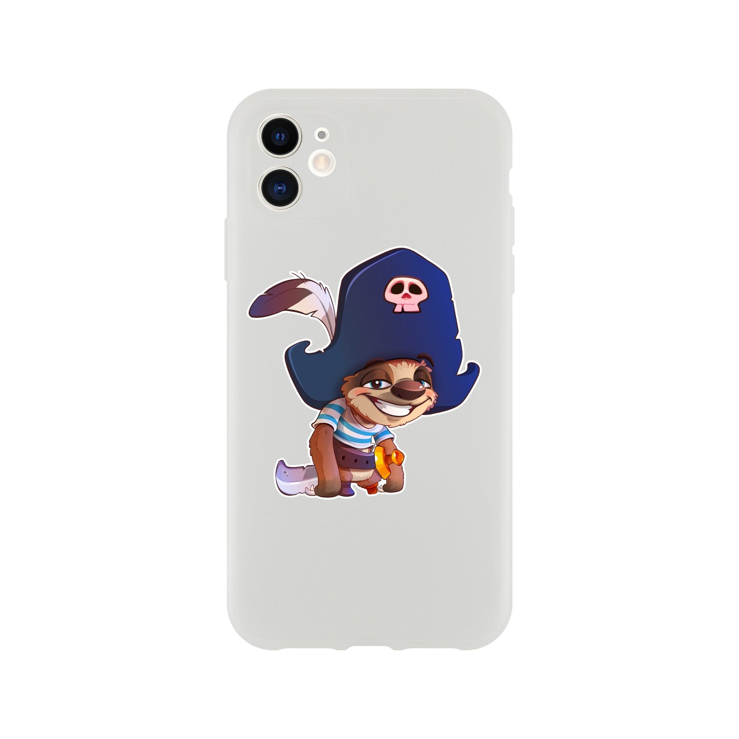 "Shiver Me Timbers Sloth" Flexi case