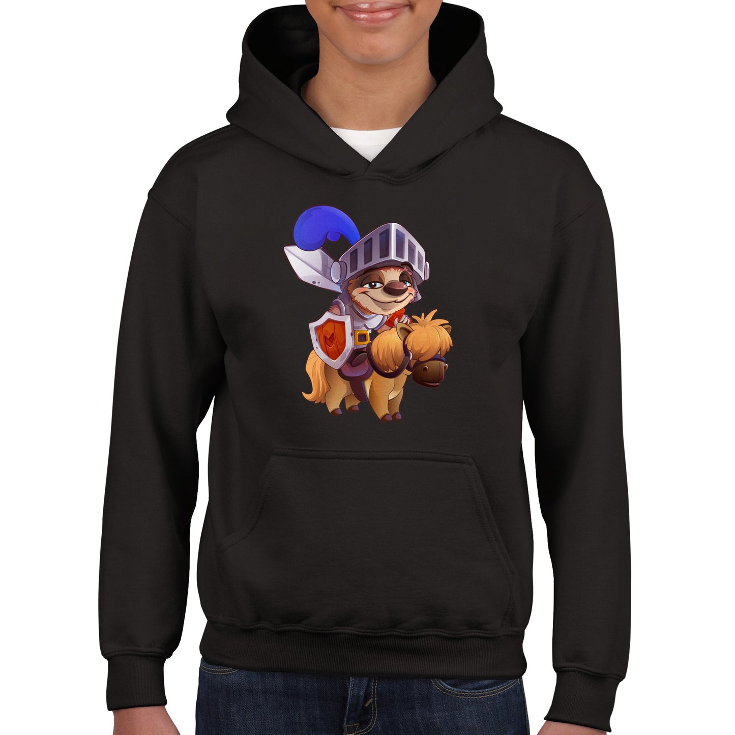 "Sir Sloth-a-lot" Classic Kids Pullover Hoodie