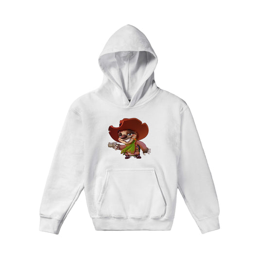 "Six-gun Sloth" Classic Kids Pullover Hoodie