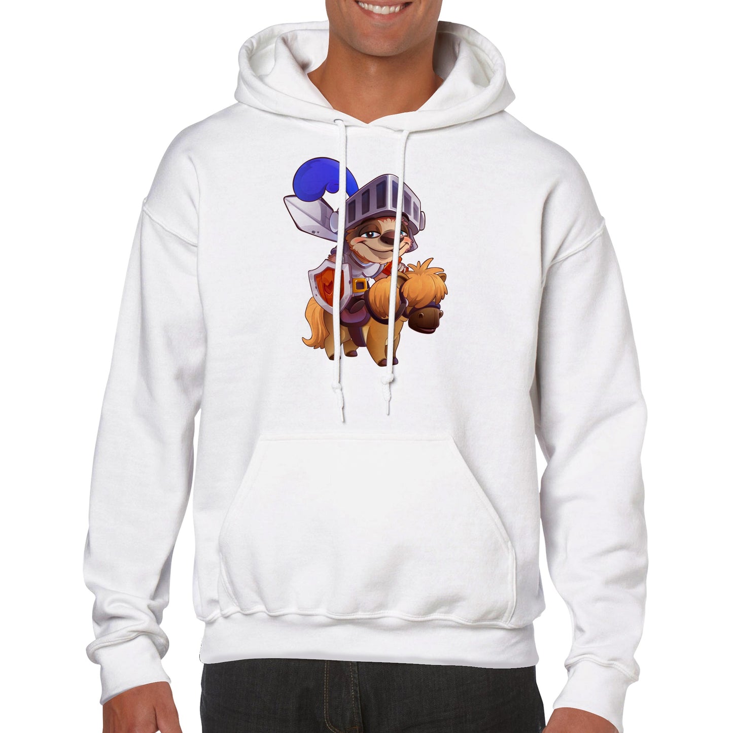 "Sir Sloth-a-lot" Premium Unisex Pullover Hoodie