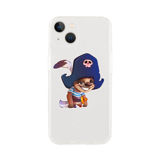 "Shiver Me Timbers Sloth" Clear case