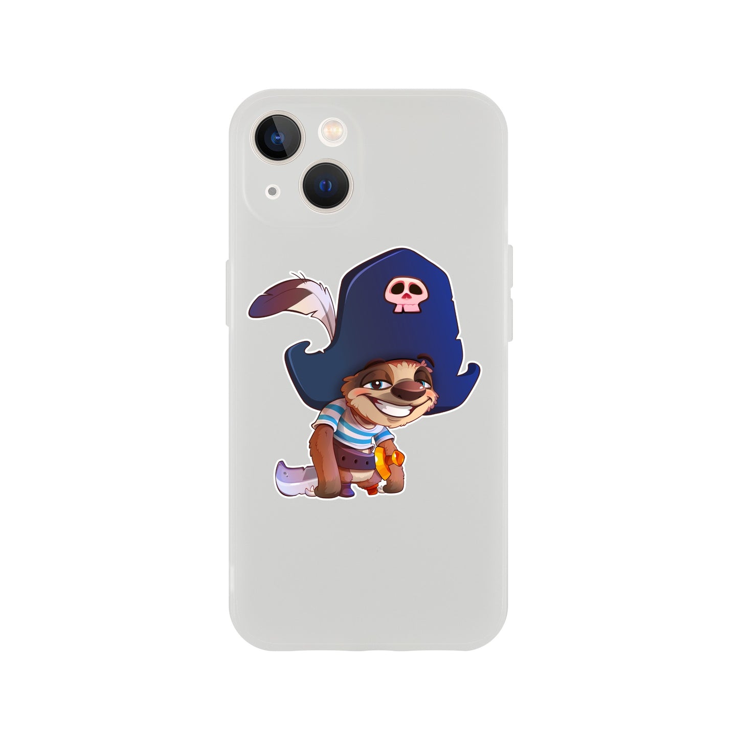 "Shiver Me Timbers Sloth" Flexi case