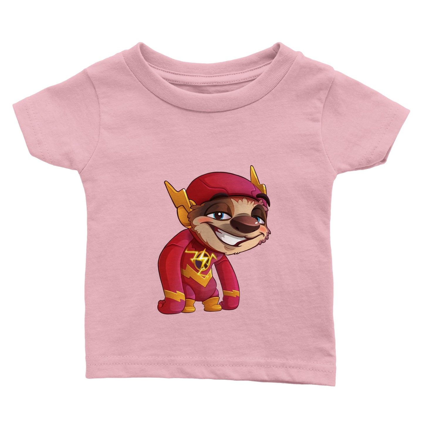 "Speedster Sloth" Classic Baby Crewneck T-shirt