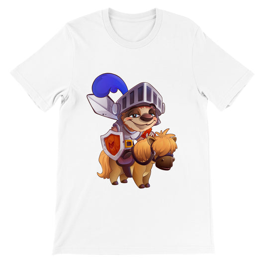 "Sir Sloth-a-lot" Premium Unisex Crewneck T-shirt